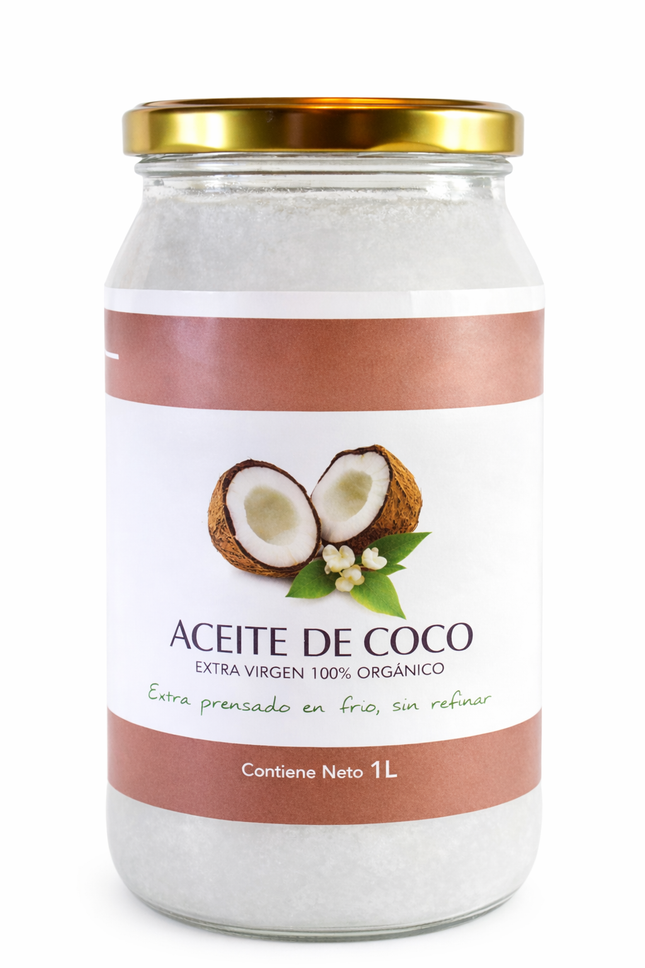 Aceite De Coco 1 litro | Vegago Chile