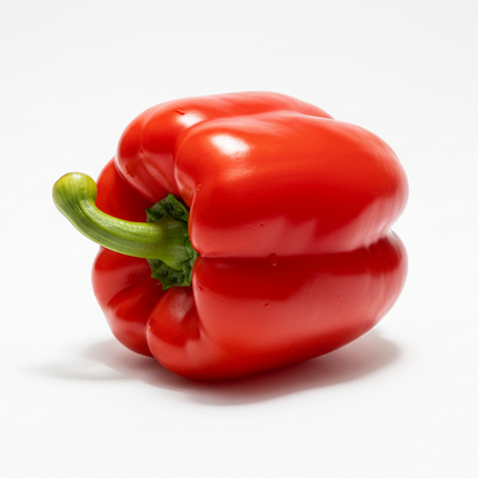 imagen de receta de cocina con pimientos (sea rojo, verde, naranjo o amarillo), que se vea estético e hiperrealista